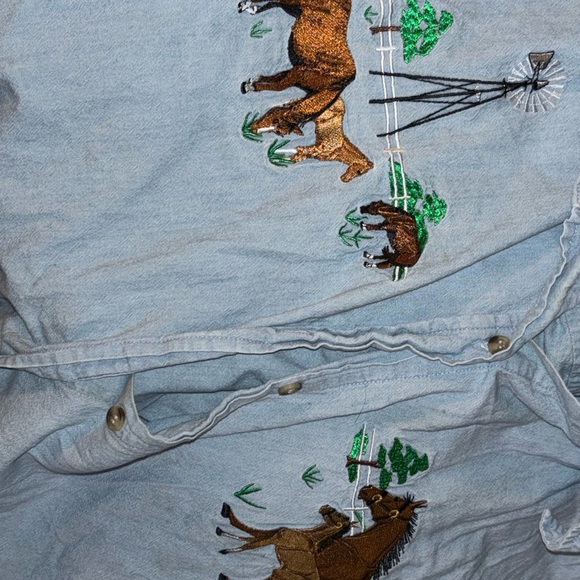 Vintage MANDAL BAY XXL 
unique horse embroidered design - Picture 8 of 11